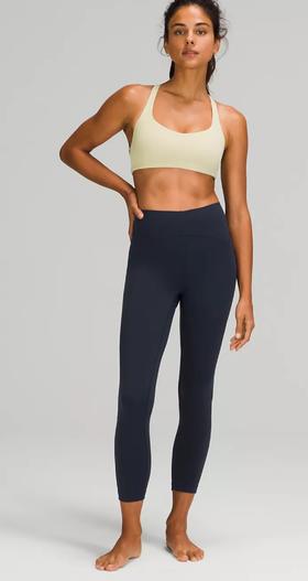 lulu lemon 高腰瑜伽裤  藏青色  4码