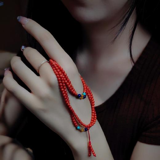 216粒约4㎜天然深海有机珠宝佛串 商品图2