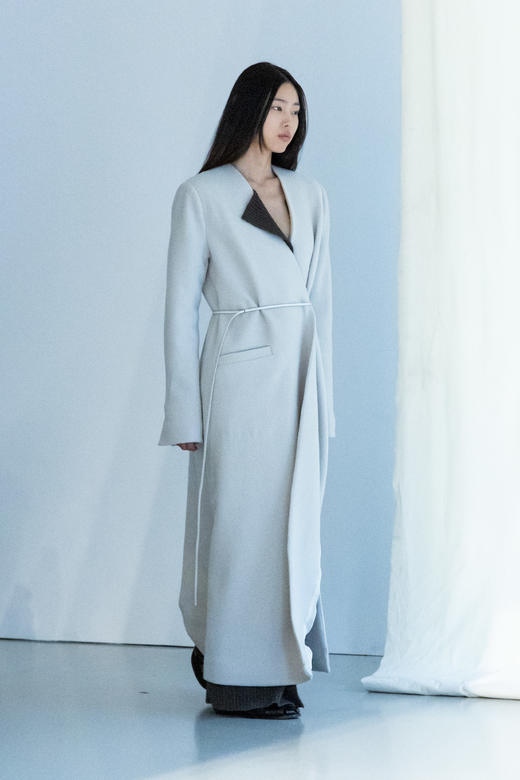 Ruohan 黑色/杏色KAI细皮带 商品图13