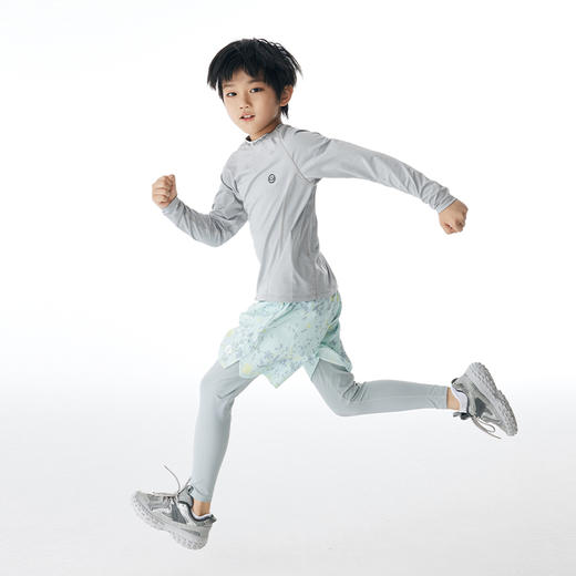 onmygame 男童假两件运动裤春装儿童户外运动训练长裤童装打底裤 商品图1