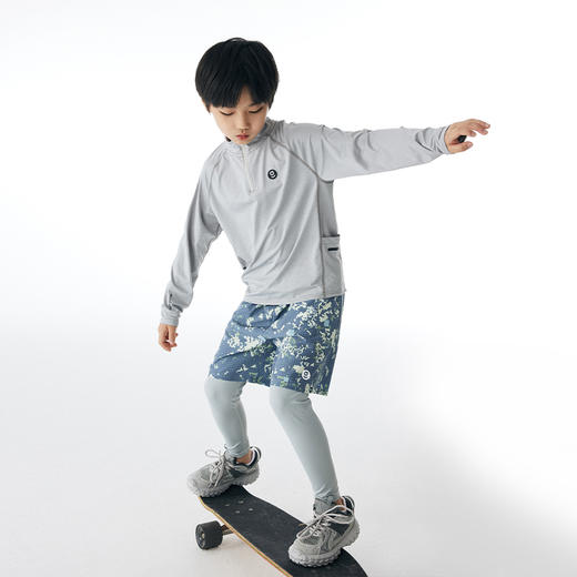 onmygame 男童假两件运动裤春装儿童户外运动训练长裤童装打底裤 商品图4