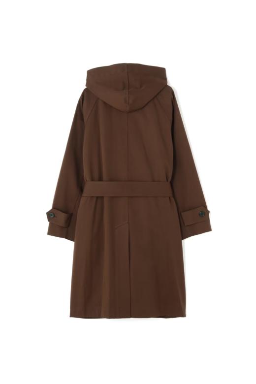 Margaret Howell 日版红棕色腰带连帽长外套 商品图4