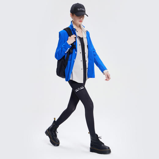 TITIKA秋冬新款休闲衬衫女时尚气质运动防泼水宽松长款外套31110 商品图2