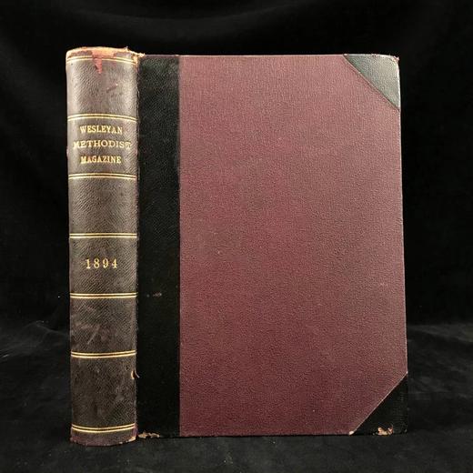 1894年 卫斯理公会杂志 数百幅插图 真皮精装16开 商品图0