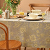 复古花卉提花桌布客厅电视柜布艺餐桌布 商品缩略图3