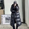 黑金原版羽绒服男女90白鸭绒极寒加厚七格长款过膝东北超厚 商品缩略图2