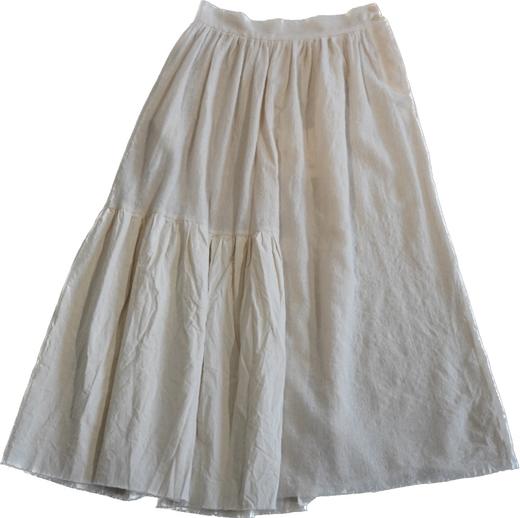 elsa esturgie 不对称褶边设计的半身裙 商品图6