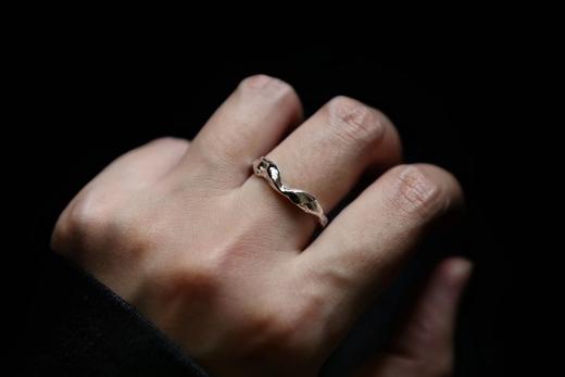 CHEZ BOQUE 印象系列原创手工925银抽象造型戒指《永恒3号》 商品图2