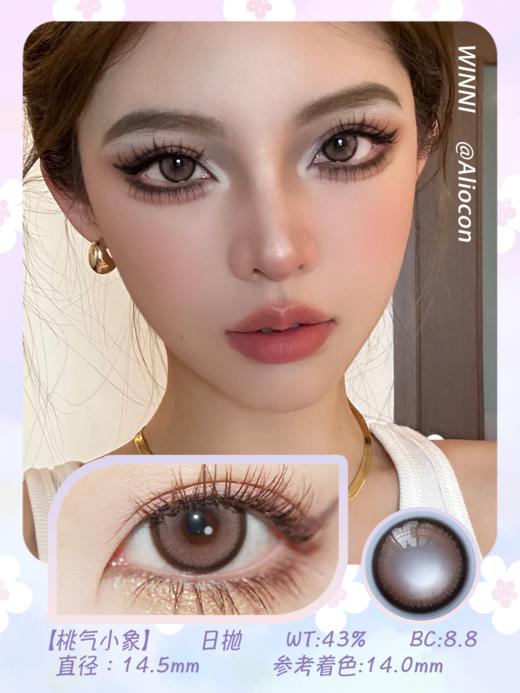 *Winni温妮WN-D24桃气小象 14.5mm【日抛10片 | 2片/小盒*5小盒】 商品图1