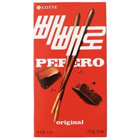 乐天派派乐巧克力味饼干棒32g롯데 빼빼로 초코