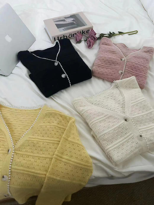 代购全毛珍珠开衫 商品图7