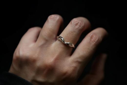 CHEZ BOQUE 印象系列原创手工925银抽象造型戒指《永恒3号》 商品图4