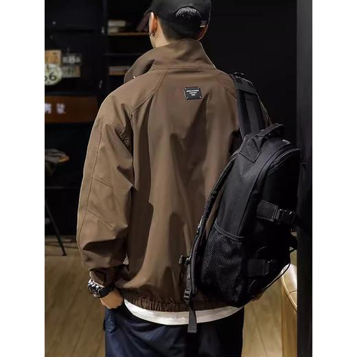 裁缝学苑MQ30新款冲锋衣外套纸样男装半拉链立领上衣夹克衣服样板 商品图3