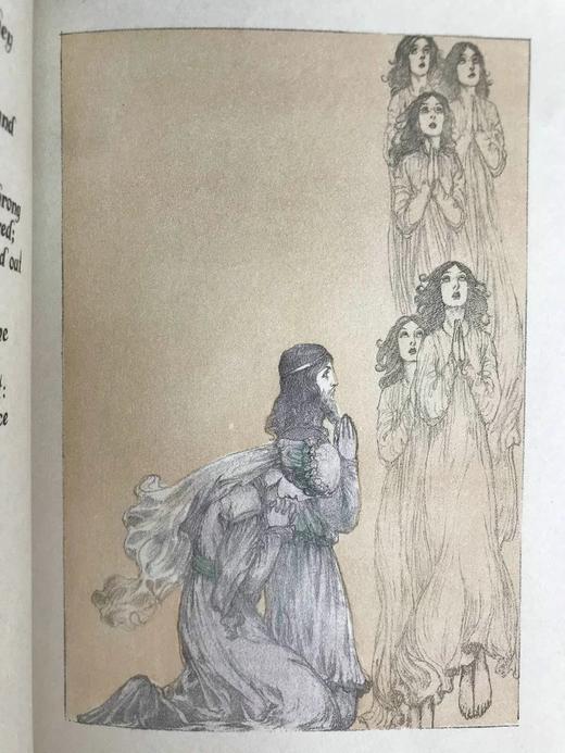 波加尼亲笔签名限量版！约20世纪早期 瓦格纳《罗恩格林》 约百幅精美插图  豪华精装16开 商品图11