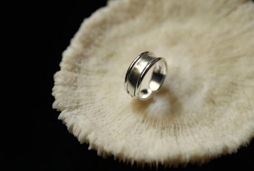 CHEZ BOQUE 无言的现代性系列原创手工925银抽象造型戒指《高速路》 商品图3