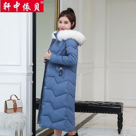 DD-轩中依贝 2023韩版冬季保暖女长款过膝修身外套加厚 商品图7