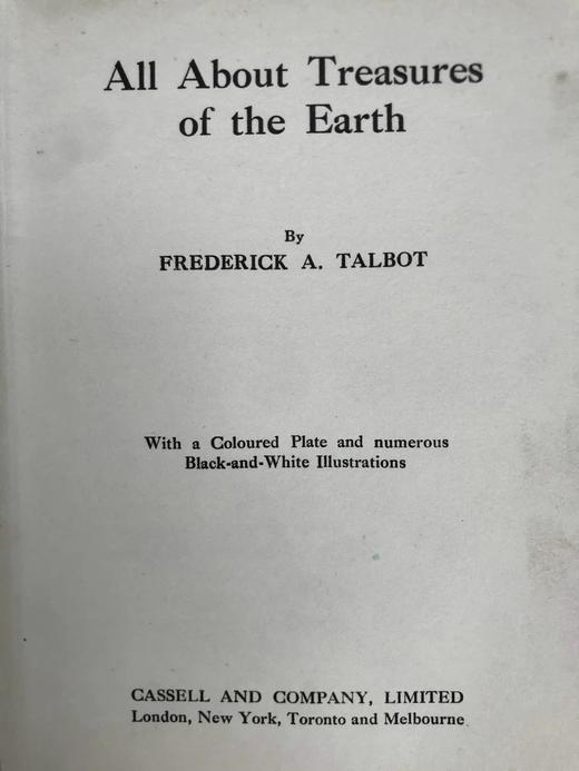 约20世纪早期 关于地球的宝藏 36幅插图 漆布精装32开 商品图2