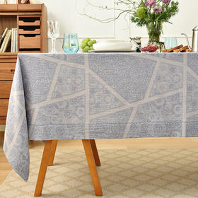 法式田园山茶花暗纹桌布客厅电视柜布艺餐桌布