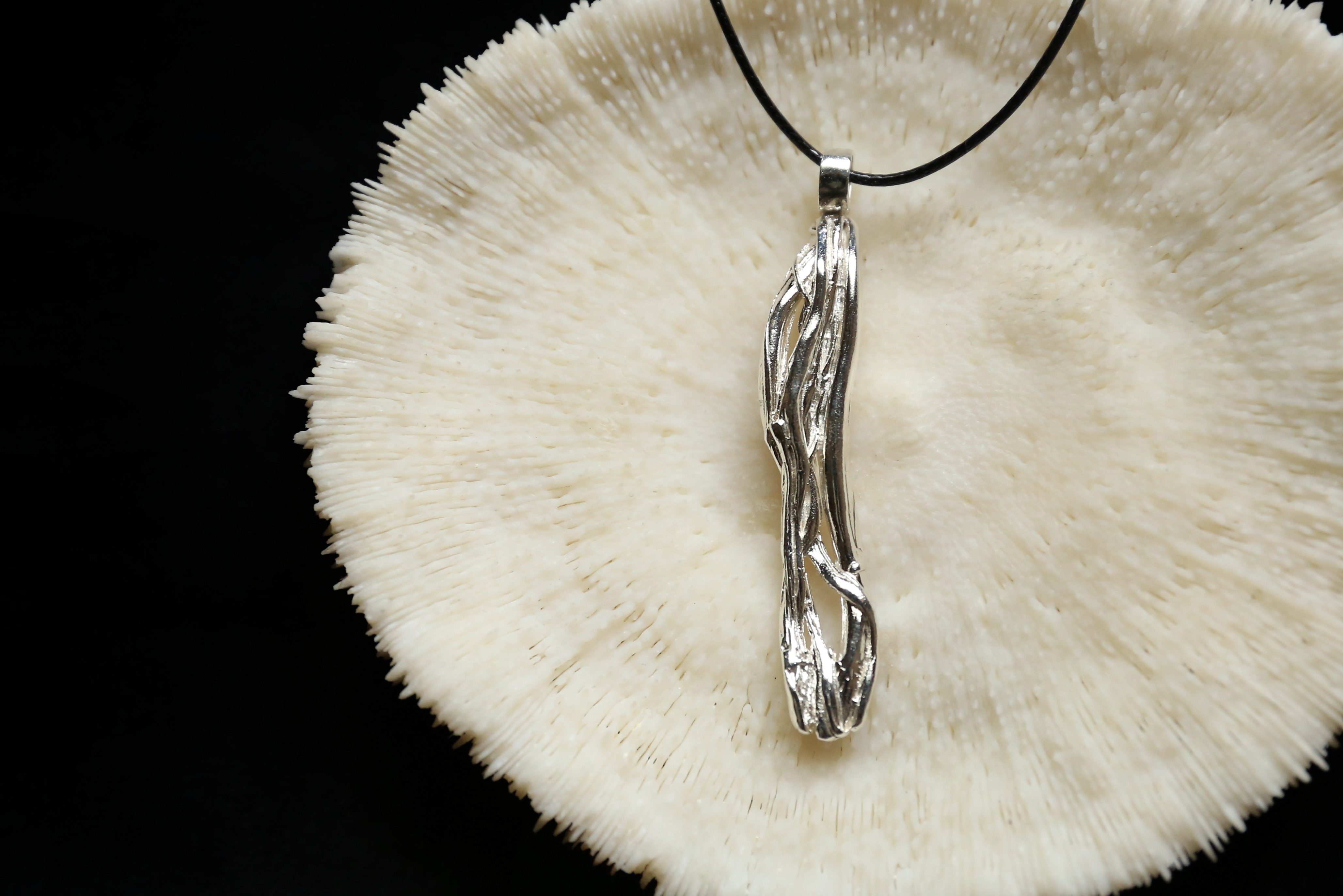 CHEZ BOQUE 梦之浮桥系列原创手工925银抽象造型吊坠《梦浮桥5号》