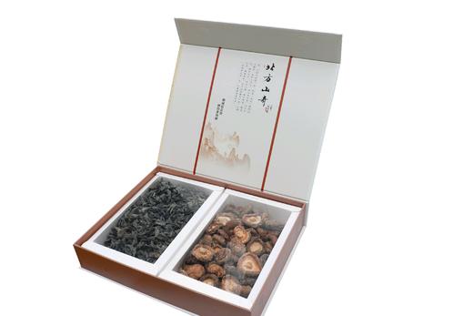 【山货礼盒随心拼】 长白山高品质东北山货木耳香菇榛蘑松伞蘑双拼礼盒 商品图3