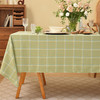 简约撞色格纹棉质桌布客厅电视柜布艺餐桌布 商品缩略图0