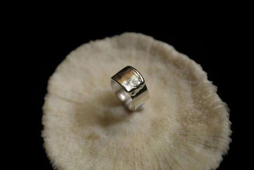 CHEZ BOQUE 无言的现代性系列原创手工925银抽象造型戒指《方形切割》 商品图3