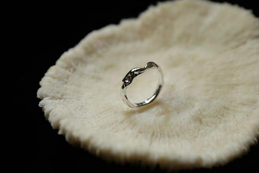 CHEZ BOQUE 印象系列原创手工925银抽象造型戒指《永恒3号》 商品图3