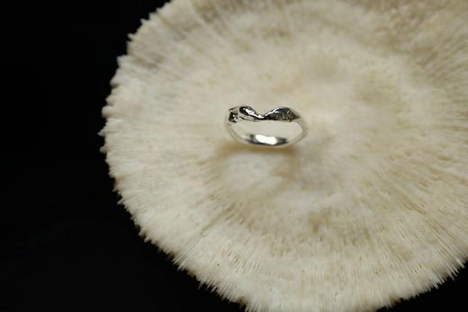 CHEZ BOQUE 印象系列原创手工925银抽象造型戒指《永恒3号》 商品图1