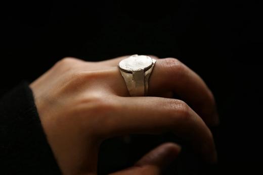 CHEZ BOQUE 冬日童话系列原创手工925银抽象造型戒指《无言诗》 商品图2