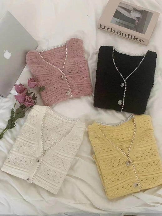 代购全毛珍珠开衫 商品图5