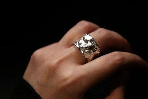 CHEZ BOQUE 印象系列原创手工925银抽象造型戒指《云朵》 商品图1