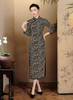 秋冬季新款，改良老上海修身日常复古长款中老年气质旗袍XL-23366 商品缩略图4