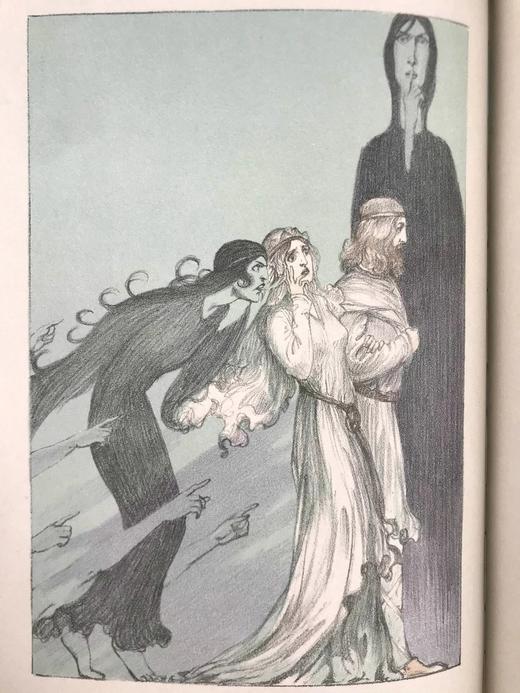 波加尼亲笔签名限量版！约20世纪早期 瓦格纳《罗恩格林》 约百幅精美插图  豪华精装16开 商品图10