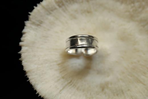 CHEZ BOQUE 无言的现代性系列原创手工925银抽象造型戒指《高速路》 商品图1