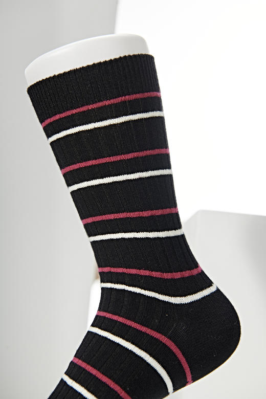 【6双6折】学生女士中长筒时尚袜精梳棉袜吸汗透气防臭【2322235】 商品图1