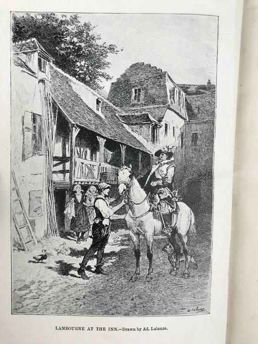 1898年 司各特《凯尼尔沃思》 12幅插图 真皮精装32开 商品图2