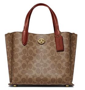 COACH棕拼红色C8562 商品图0