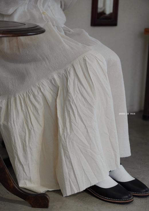 elsa esturgie 不对称褶边设计的半身裙 商品图0