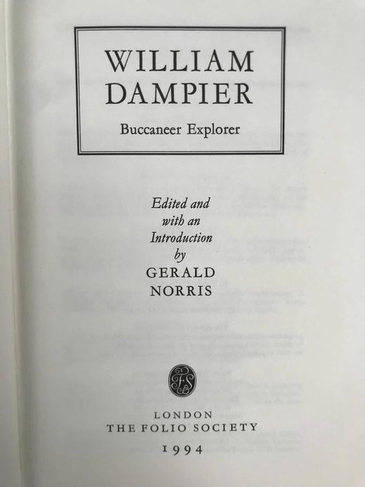 威廉·丹彼尔：海盗探险家 12幅插图 精装16开带书匣 商品图2