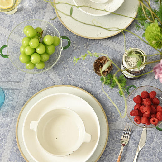 法式田园山茶花暗纹桌布客厅电视柜布艺餐桌布 商品图2