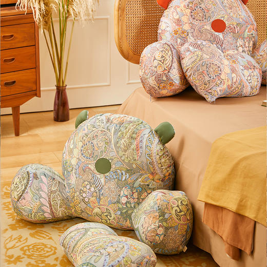 熊抱抱钻石系列床头靠垫软包腰靠沙发飘窗可拆洗 商品图0