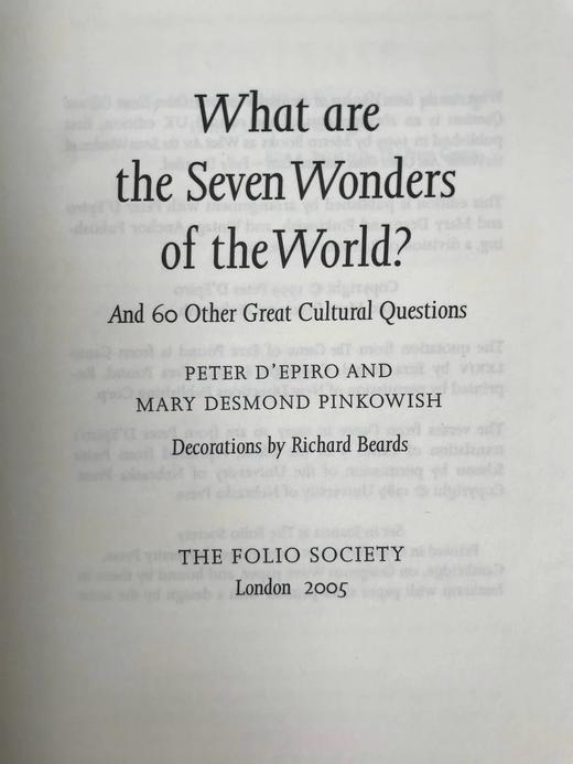 世界七大奇迹（2005） 配插图 精装大32开带书匣 商品图2