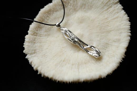 CHEZ BOQUE 梦之浮桥系列原创手工925银抽象造型吊坠《梦浮桥5号》 商品图1