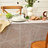 法式田园山茶花暗纹桌布客厅电视柜布艺餐桌布 商品缩略图3