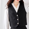 裁缝学苑AQ207新款单排扣V领马甲纸样女装秋季无袖马夹打版裁剪图 商品缩略图5