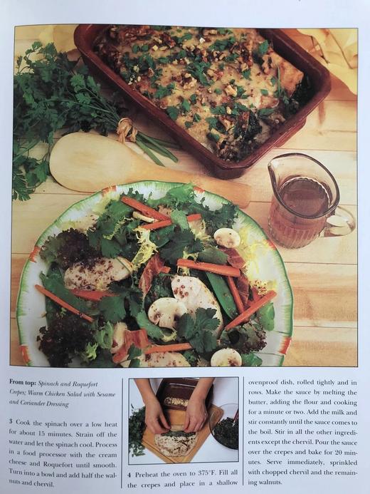 药草图鉴与烹饪食谱（1995） 600余幅插图 精装大16开 商品图10