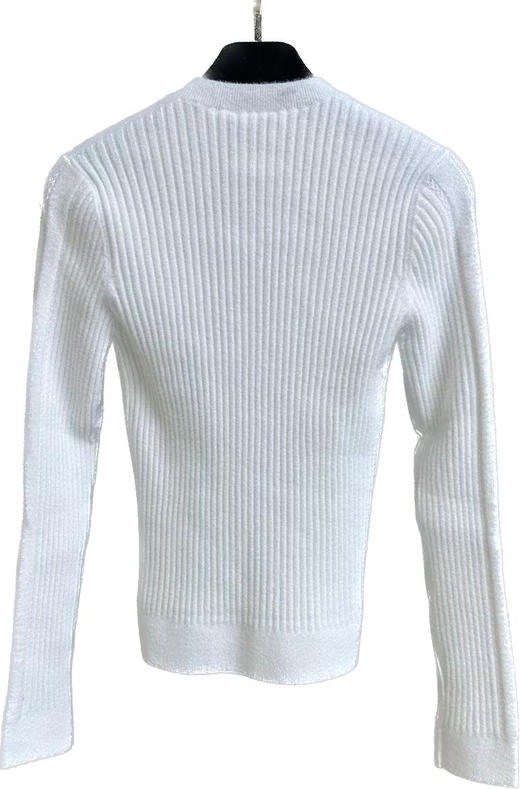 CHANEL/香奈儿 白色双C珍珠刺绣圆领上衣 S/3 M/3 L/2。 自己备注号码 商品图3