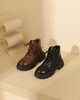 西村名物2023冬季新品厚底增高圆头系带短靴马丁靴X23DS45561 商品缩略图13