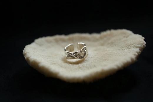 CHEZ BOQUE 羁绊系列原创手工925银戒指《缠绕32号》 商品图1