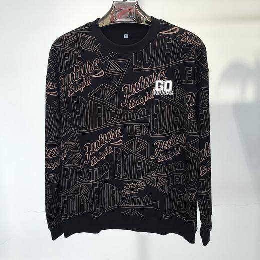 圆领卫衣男宽松长袖打底休闲印花上衣  FL-T232070【2070】* 商品图3